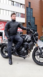 4Riders Leader Dana Derisi Korumalı Motosiklet Montu - Thumbnail