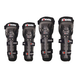 4Riders Lüx Diz ve Dirsek Koruma Seti (4lü takım) Siyah - 4Riders