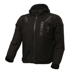 4Riders Rex Pro Korumalı Softshell Motosiklet Montu Siyah - 4Riders