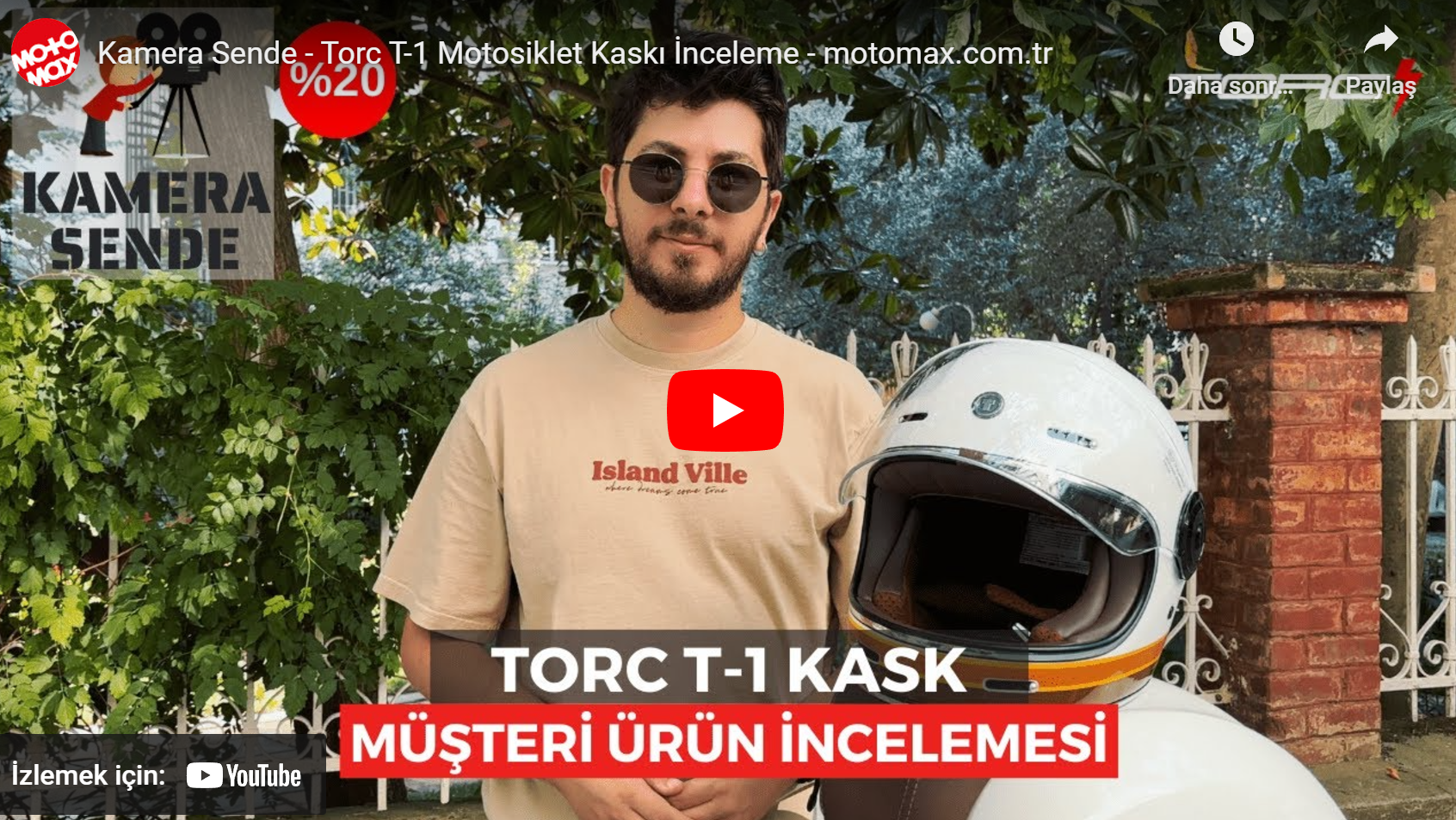 Kamera Sende - Torc T-1 Motosiklet Kaskı İnceleme