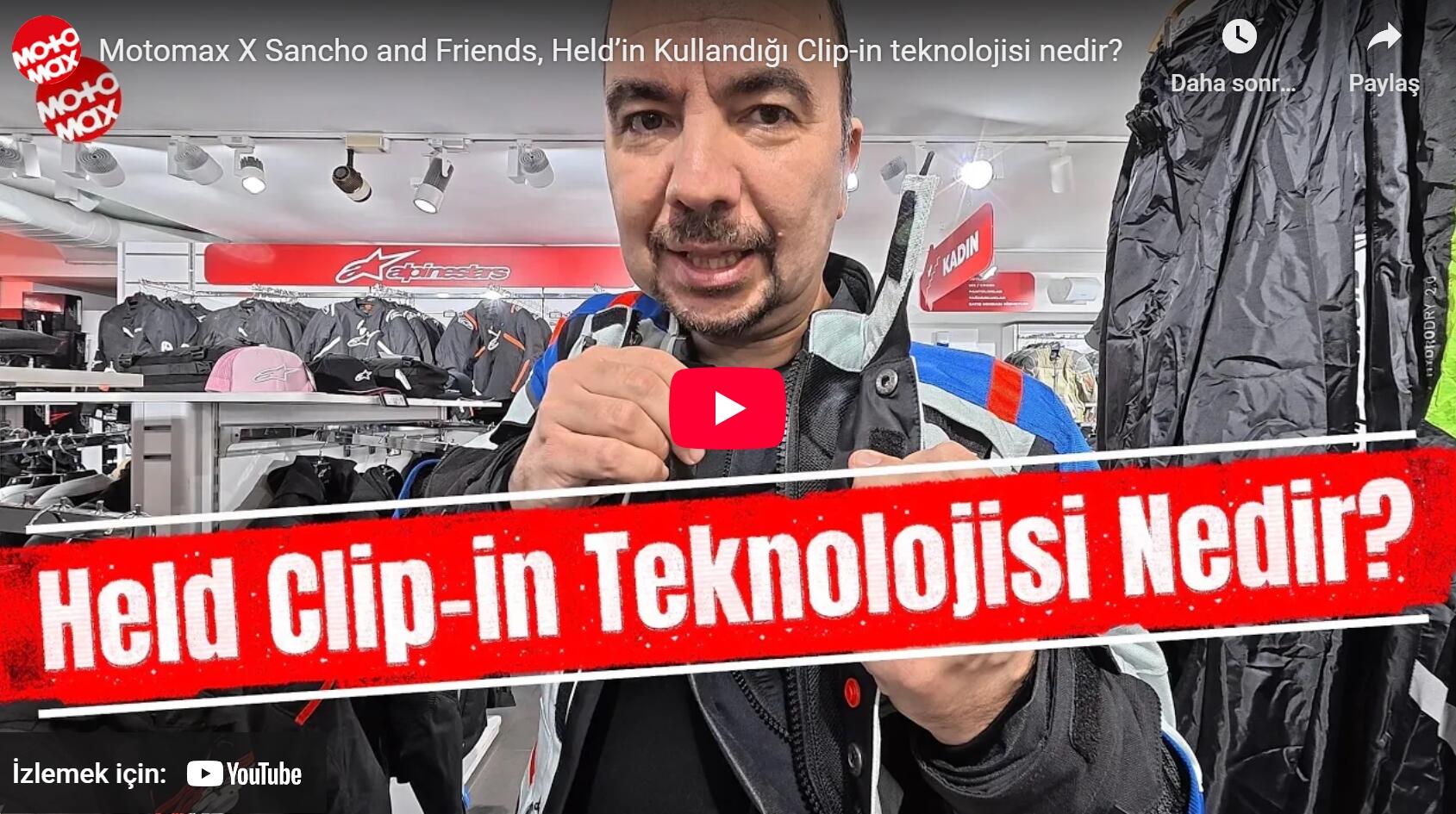 Motomax X Sancho and Friends, Held’in Kullandığı Clip-in teknolojisi nedir?
