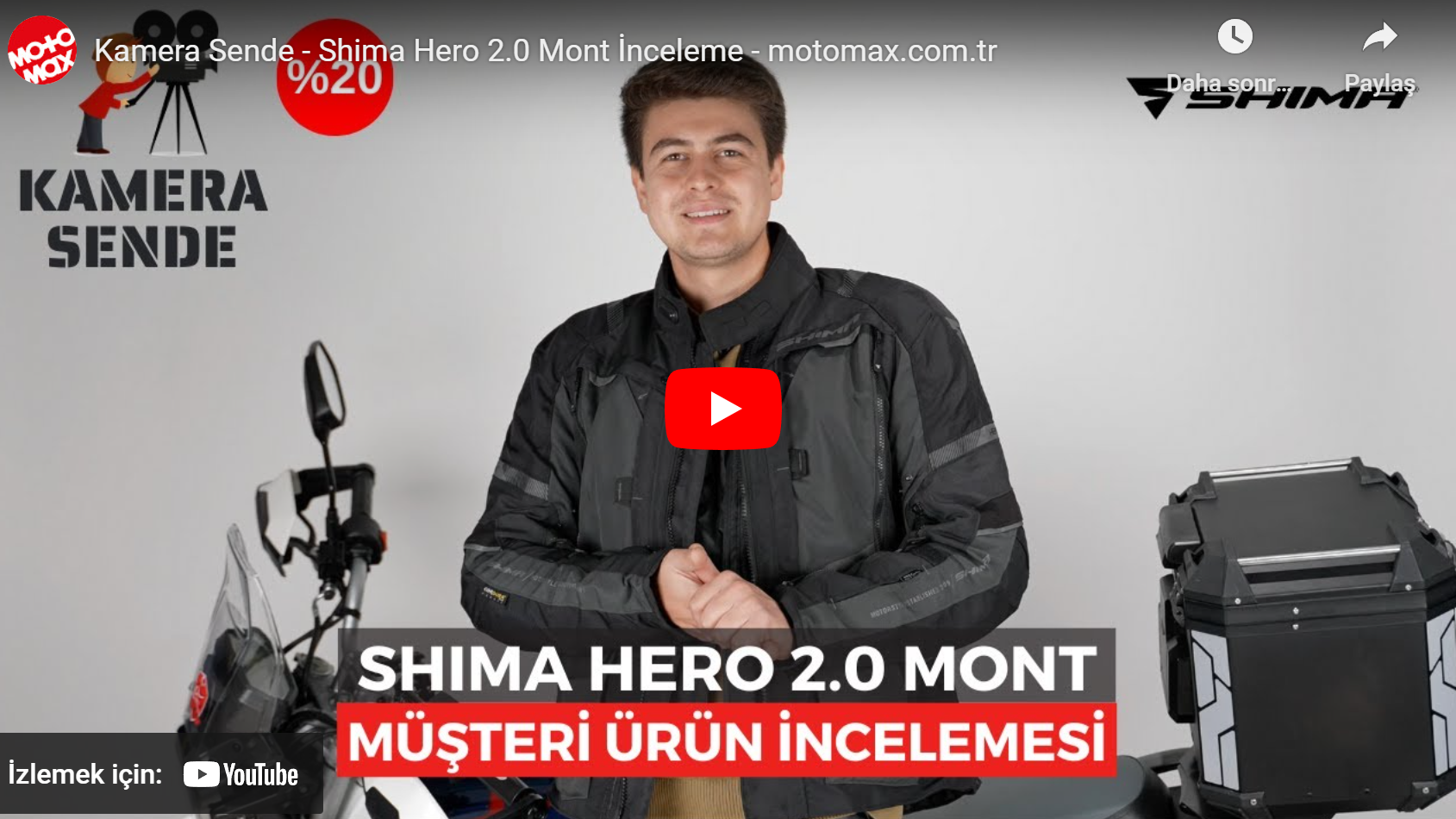 Kamera Sende - Shima Hero 2.0 Mont İnceleme