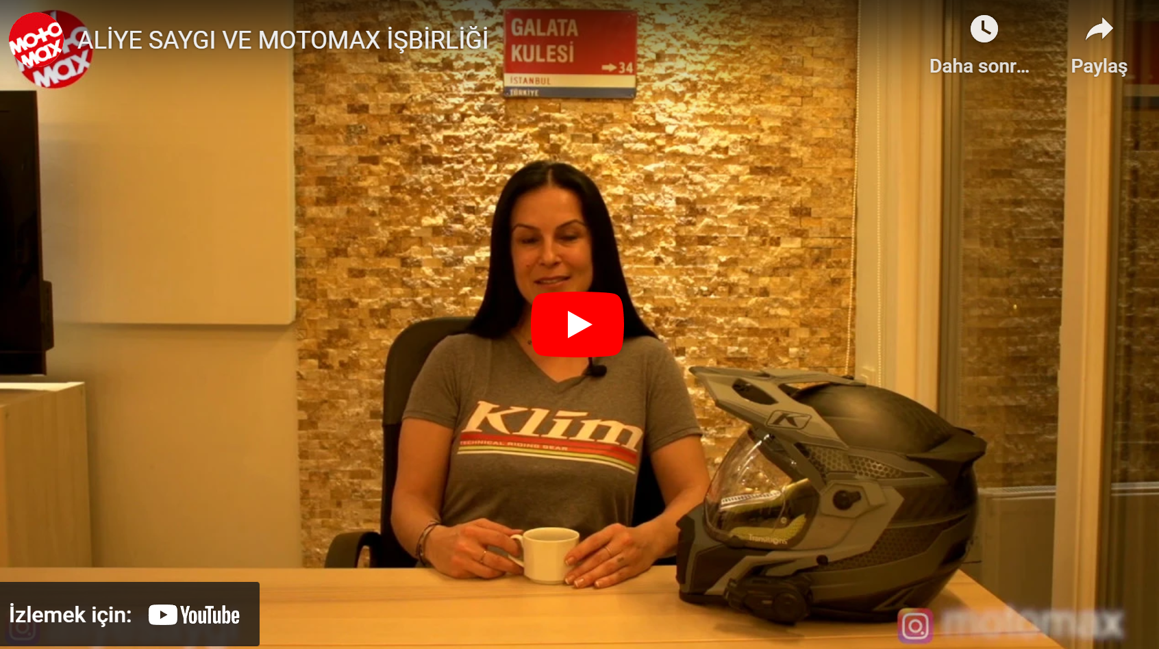 ALİYE SAYGI VE MOTOMAX İŞBİRLİĞİ