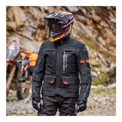Alpinestars Altamira GTX Korumalı Motosiklet Montu Siyah / Kırmızı - Thumbnail