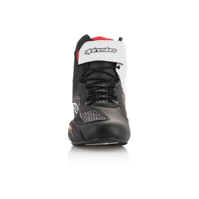Alpinestars Faster-3 Rideknit Korumalı Motosiklet Botu Siyah / Beyaz / Kırmızı