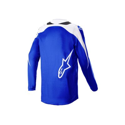 Alpinestars Fluid Narin Kros Motosiklet Jerseyi Mavi / Beyaz