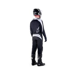 Alpinestars Fluid Narin Kros Motosiklet Jerseyi Siyah / Beyaz - Thumbnail