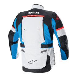 Alpinestars Honda Bogota PRO DS Korumalı Motosiklet Montu Gri / Siyah / Mavi - Alpinestars (1)