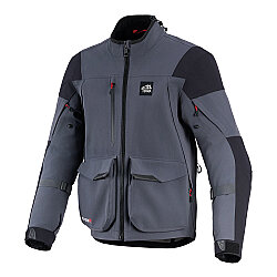 Alpinestars Maxdura DS XF Korumalı Motosiklet Montu Koyu Gri / Siyah - Alpinestars