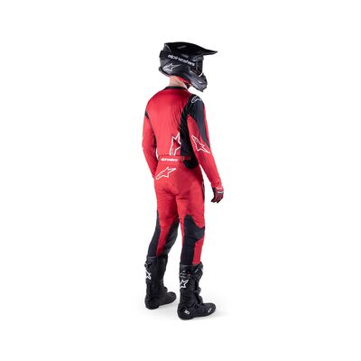 Alpinestars Racer Hoen Kros Motosiklet Jerseyi Kırmızı / Siyah