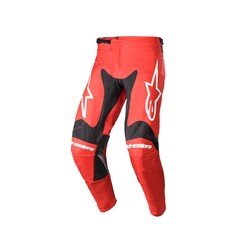 Alpinestars Racer Hoen Kros Motosiklet Pantolonu Kırmızı / Siyah - Thumbnail