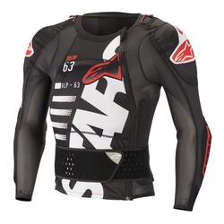 Alpinestars Sequence Full Body Armour Siyah / Beyaz / Kırmızı - Thumbnail