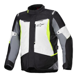 Alpinestars ST-1 WP Korumalı Motosiklet Montu Siyah / Gri / Sarı 