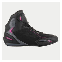GARAJJ Alpinestars Stella Faster-3 DS Korumalı Kadın Motosiklet Botu Siyah / Gri / Fuşya - 3
