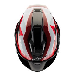 Alpinestars Supertech R10 Carbon Team Spor Motosiklet Kaskı Siyah / Kırmızı / Beyaz - 6