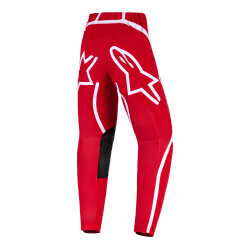 Alpinestars Youth Fluid Apex Genç Kros Motosiklet Pantolonu Kırmızı / Beyaz - Alpinestars (1)