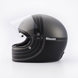 Blauer HT - Blauer 80S Kapalı Motosiklet Kaskı Siyah (Thumbnail - )