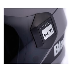 Blauer HT - Blauer Brat Korumalı Açık Motosiklet Kaskı Mat Gri (Thumbnail - )