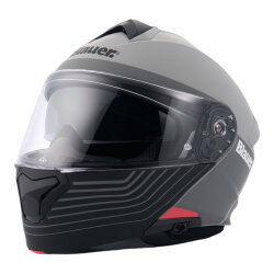 GARAJJ Blauer Noah Çene Açılabilir Motosiklet Kaskı Gri - Blauer HT