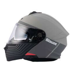 GARAJJ Blauer Noah Çene Açılabilir Motosiklet Kaskı Gri - Blauer HT (1)