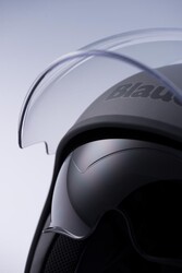 Blauer HT - Blauer Pod Açık Motosiklet Kaskı Mat Siyah (Thumbnail - )