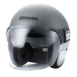 Blauer Pod Açık Motosiklet Kaskı Titanyum - Thumbnail