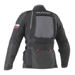 Clover GTS-4 Airbag Kadın Korumalı Motosiklet Montu Siyah - Thumbnail