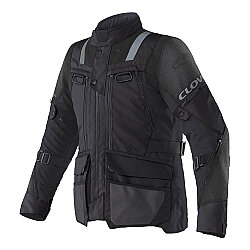 Clover Outland-3 WP Korumalı Motosiklet Montu Siyah - Clover