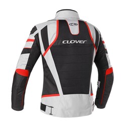 Clover - Clover RainJet -2 WP Korumalı Motosiklet Montu Kırmızı / Gri (Thumbnail - )