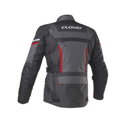 Clover - Clover Savana-3 WP Korumalı Motosiklet Montu Koyu Gri (Thumbnail - )