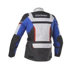 Clover - Clover Savana-3 WP Korumalı Motosiklet Montu Mavi / Gri (Thumbnail - )