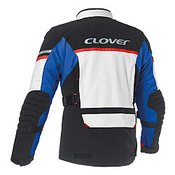 Clover Savana-4 WP Korumalı Motosiklet Montu Gri / Mavi - Clover (1)