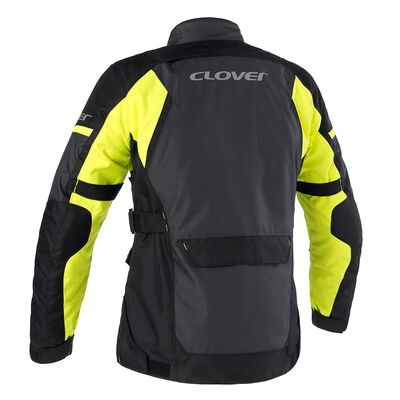 Clover Scout-4 WP Korumalı Motosiklet Montu Gri / Sarı / Siyah