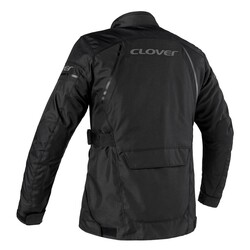 Clover Storm-4 WP Korumalı Motosiklet Montu Siyah - Thumbnail