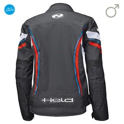Held - Held Baxley Kadın Korumalı Motosiklet Montu Siyah / Kırmızı / Mavi (Thumbnail - )