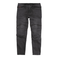 Icon Slabtown Denim Korumalı Motosiklet Pantolonu Siyah - ICON