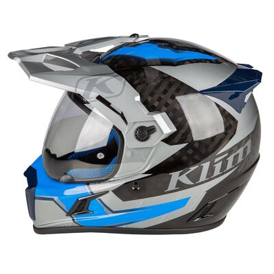 Klim Krios Pro Adv Ventura Motosiklet Kaskı Siyah / Gri / Mavi