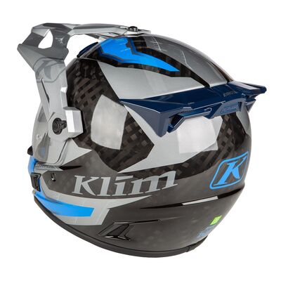 Klim Krios Pro Adv Ventura Motosiklet Kaskı Siyah / Gri / Mavi