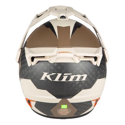 Klim Krios Pro Karbon Adv Charger Motosiklet Kaskı Kahverengi / Bej