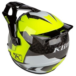 Klim - Klim Krios Pro Karbon Adv Charger Motosiklet Kaskı Siyah / Sarı (Thumbnail - )