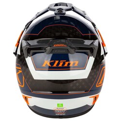 Klim Krios Pro Karbon Adv Rally Motosiklet Kaskı Oranj - Thumbnail