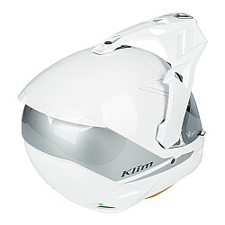 Klim X1 Alpha Carbon Concept Korumalı ADV Motosiklet Kaskı Beyaz / Sarı - Klim (1)
