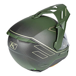 Klim X1 Alpha Carbon Quanta ADV Motosiklet Kaskı Siyah / Yeşil - Klim (1)