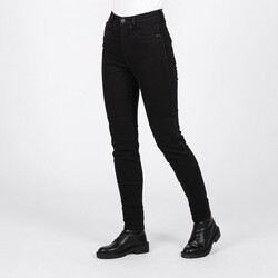 Knox - Knox Calder Korumalı Kadın Motosiklet Pantolonu (Kısa Bacak) Siyah (Thumbnail - )