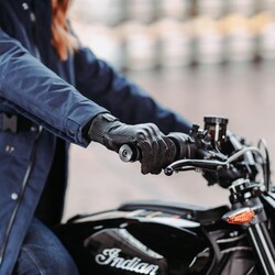 Knox - Knox Hadleigh Korumalı Su Geçirmez Deri Motosiklet Kadın Eldiveni (Thumbnail - )