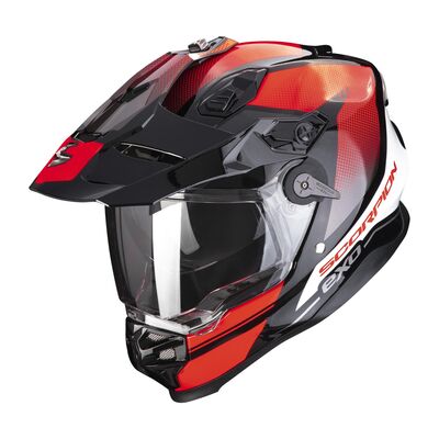 Scorpion ADF-9000 Air Trail Kapalı Motosiklet Kaskı Siyah / Kırmızı