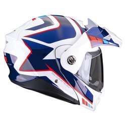 Scorpion ADX-2 Camino Adv Motosiklet Kaskı Mavi / Kırmızı - Thumbnail