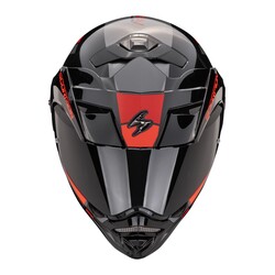 Scorpion - Scorpion ADX-2 Galane Adv Motosiklet Kaskı Gri / Siyah / Kırmızı (Thumbnail - )
