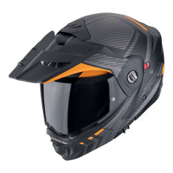 Scorpion ADX-2 Lewis Adv Motosiklet Kaskı Mat Siyah / Oranj 