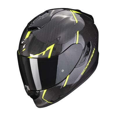Scorpion EXO 1400 Evo Air Carbon Kendal Kapalı Motosiklet Kaskı Siyah / Sarı